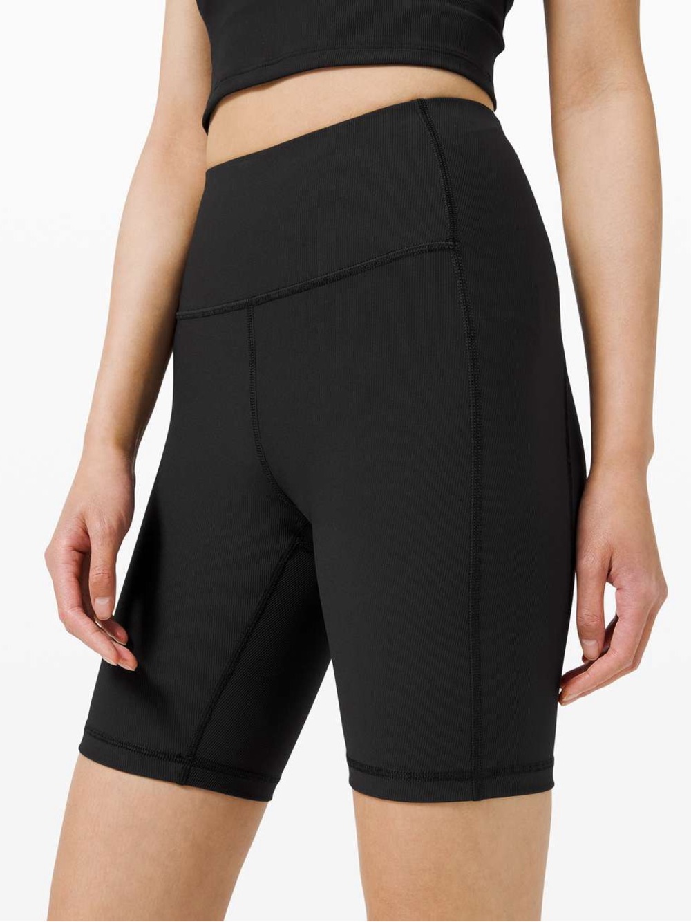 LULULEMON Ribbed Contoured High-Rise Short 8”
